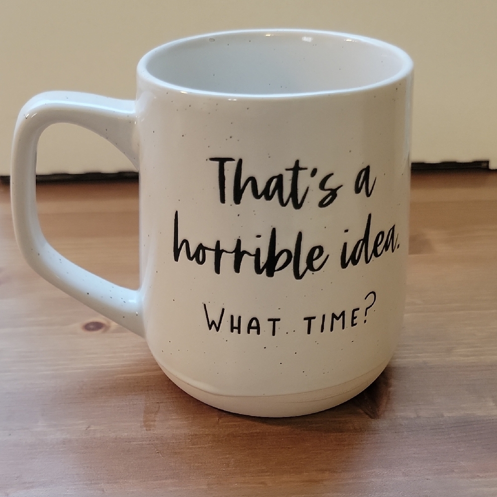 Large White Ceramic Coffe/Tea Mug